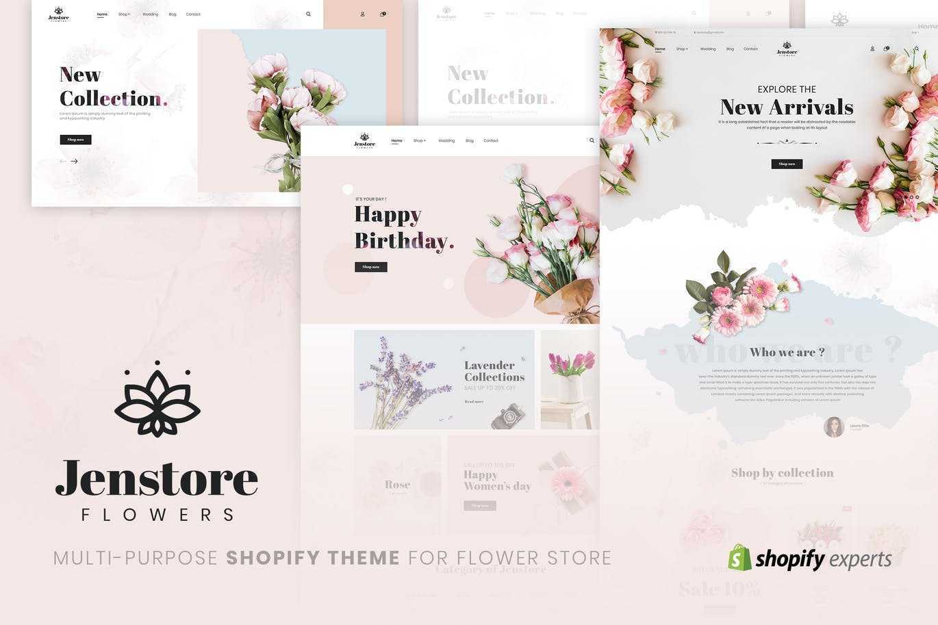 JenStore | 多功能Shopify花店主题