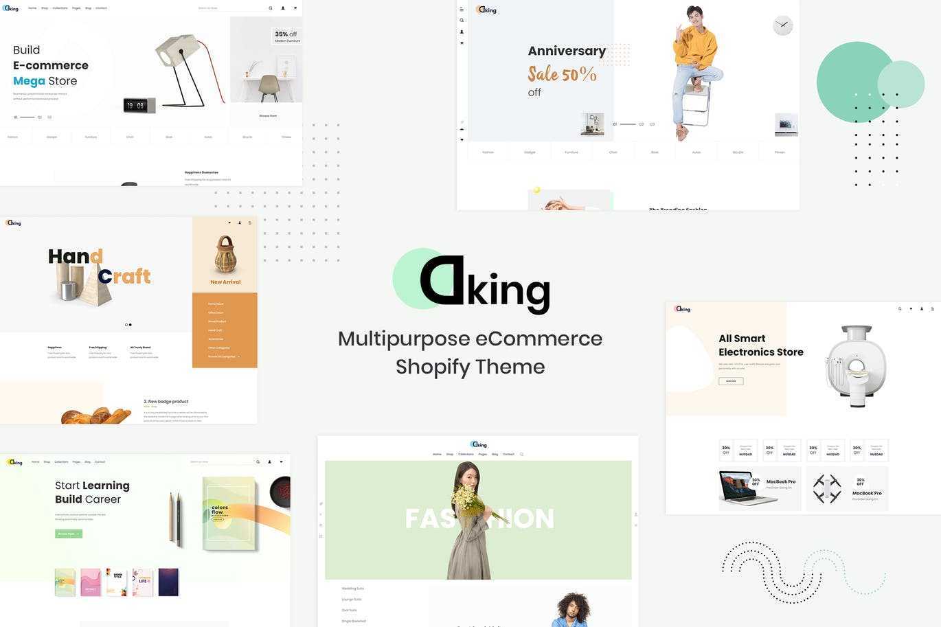 Dking – 多功能电子商务Shopify主题