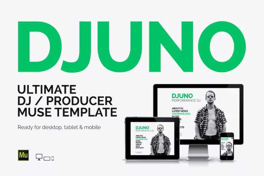 DJuno – DJ / 制作人网站缪斯模板