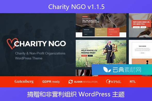 Charity NGO v1.1.5 – 捐赠和非营利组织 WordPress 主题