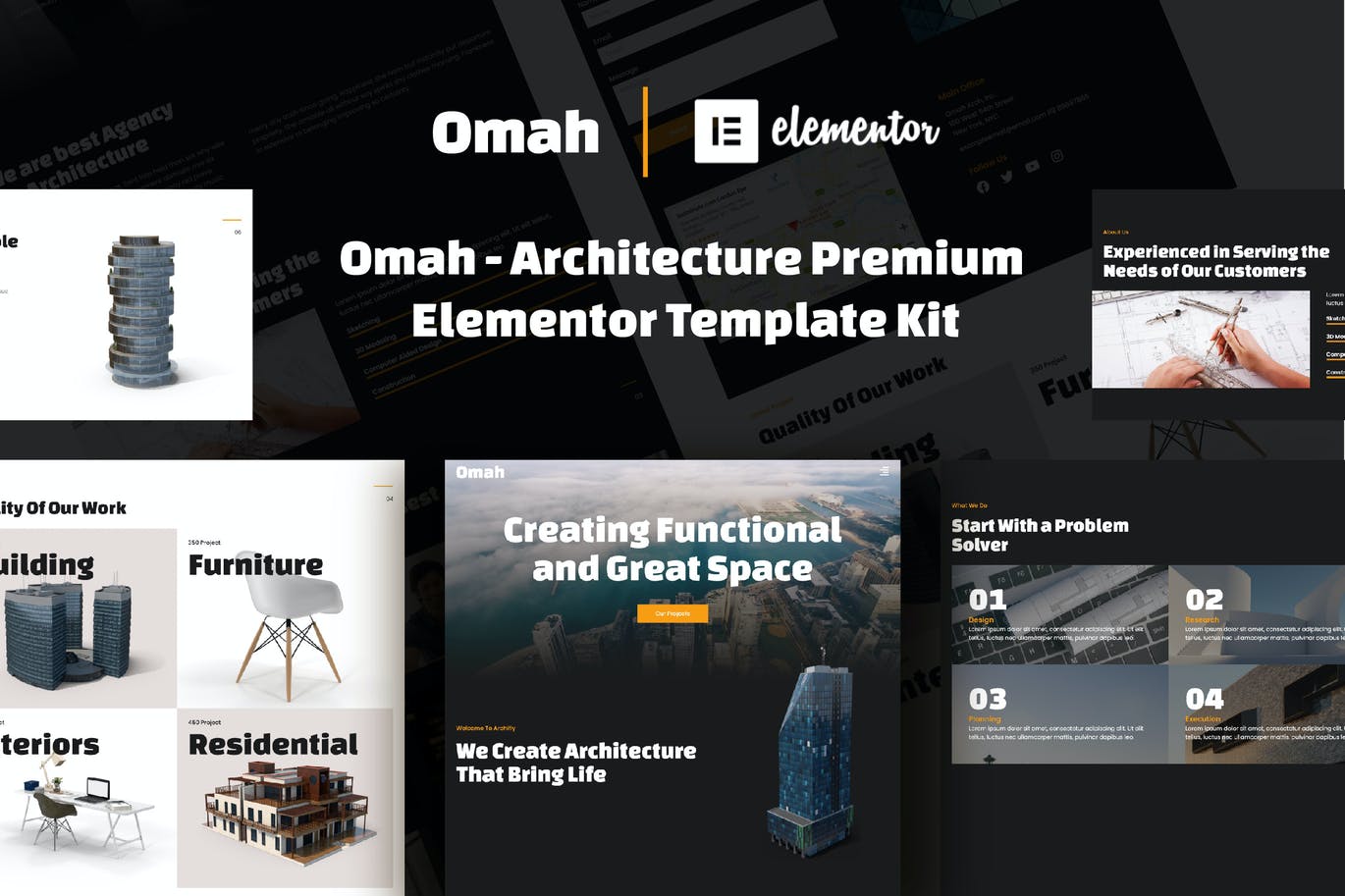 Omah – 建筑 Template Kit