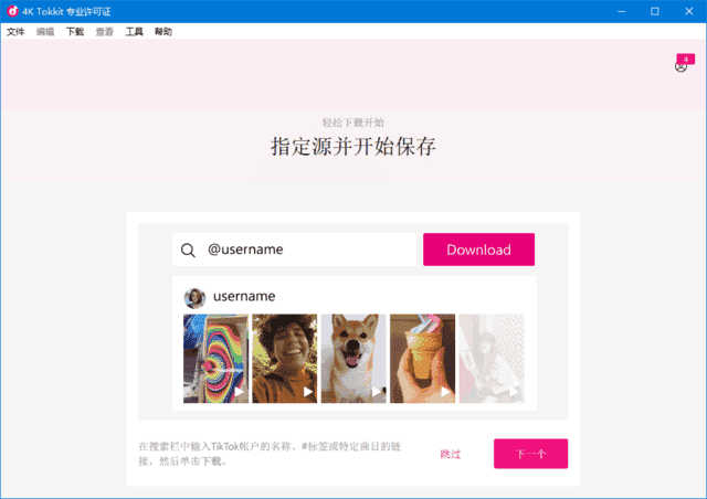 4K Tokkit(tiktok视频下载器) v25.3.0.1060 多语便携版