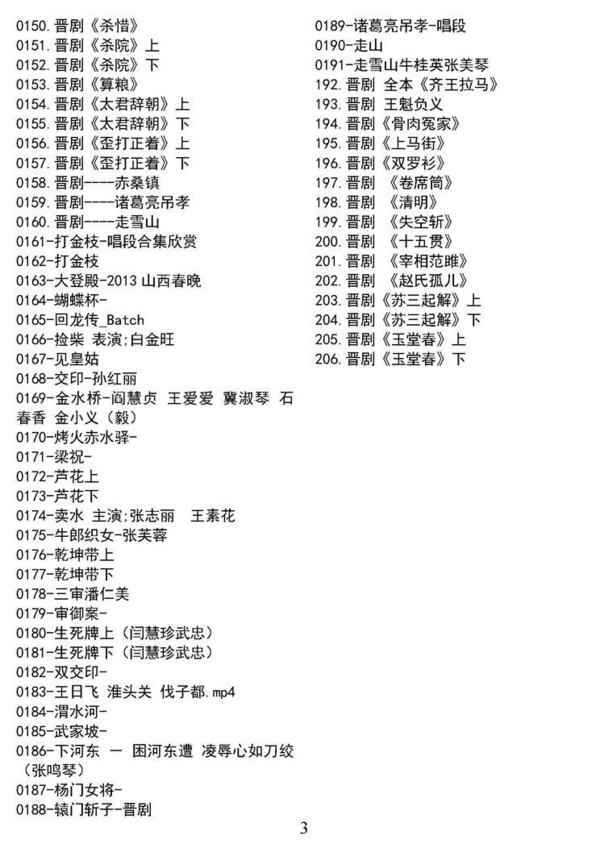 山西晋剧全本戏视频mp3合集打包下载_山西梆子视频mp3,全套视频教程学习资料通过百度云网盘下载