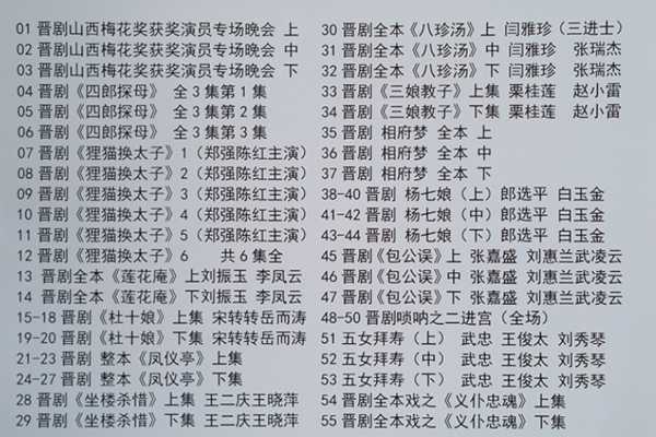 山西晋剧全本戏视频mp3合集打包下载_山西梆子视频mp3,全套视频教程学习资料通过百度云网盘下载