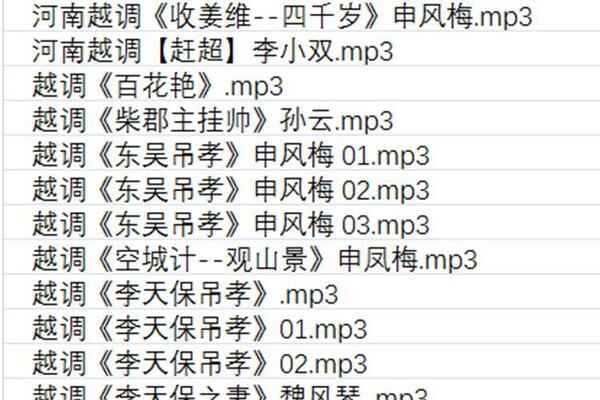 越调-河南越调-音频视频-打包,全套视频教程学习资料通过百度云网盘下载