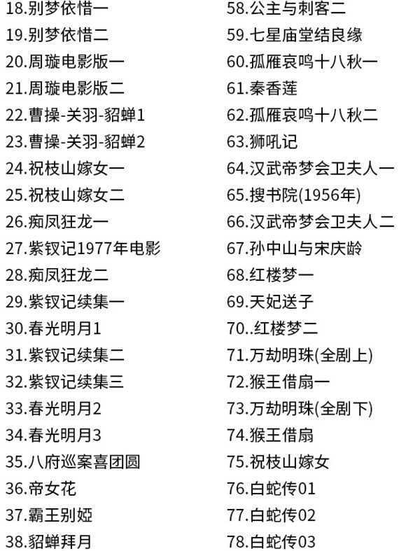 粤剧MP3、视频、电影大全,全套视频教程学习资料通过百度云网盘下载