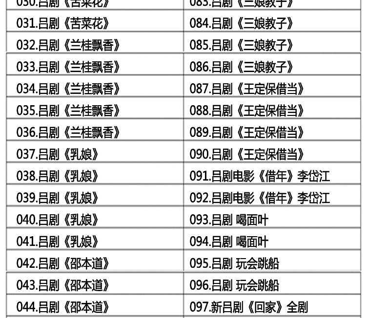 吕剧-音频mp3-视频mp4-电影-全剧-打包下载,全套视频教程学习资料通过百度云网盘下载
