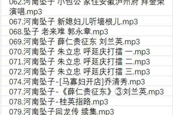 河南坠子大全视频_河南坠子戏全集mp3下载,全套视频教程学习资料通过百度云网盘下载