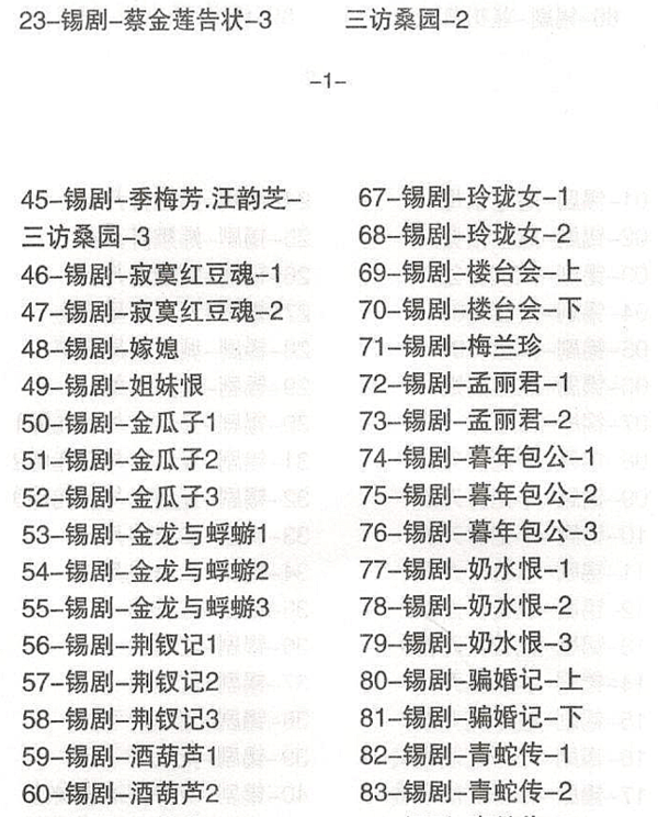 锡剧全剧大合集全集_锡剧mp3 mp4高清视频下载-锡剧唱段100首,全套视频教程学习资料通过百度云网盘下载
