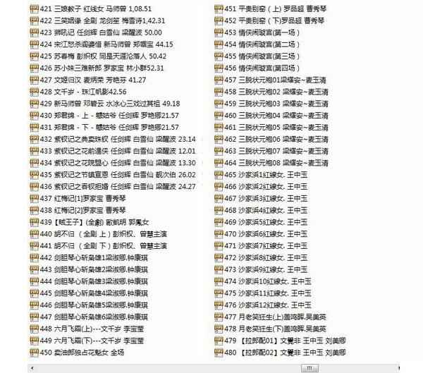 粤剧MP3、视频、电影大全,全套视频教程学习资料通过百度云网盘下载