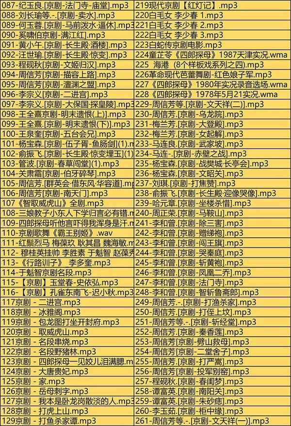 百G京剧mp3音频视频全剧全集合集打包下载,全套视频教程学习资料通过百度云网盘下载