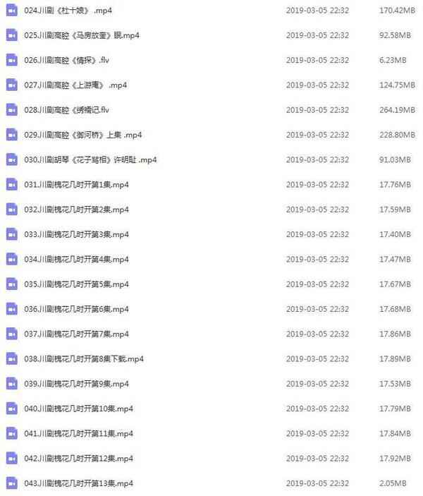 3900部川剧下载_川剧视频+川剧mp3全剧合集打包下载,全套视频教程学习资料通过百度云网盘下载