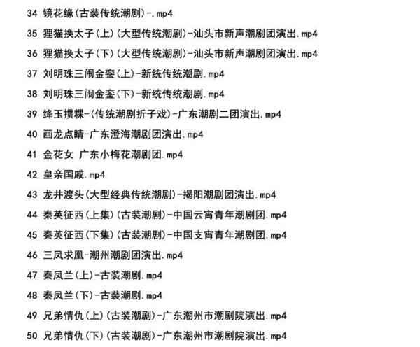 潮剧全剧下载-潮剧选段视频-潮剧大全下载,全套视频教程学习资料通过百度云网盘下载