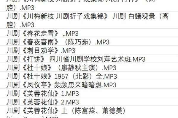 3900部川剧下载_川剧视频+川剧mp3全剧合集打包下载,全套视频教程学习资料通过百度云网盘下载